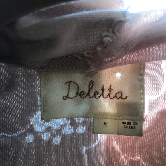 Anthropologie Deletta Pink Cardigan - Picture 5 of 6